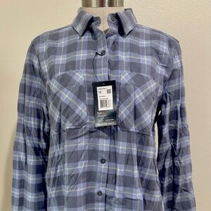 NWT 5.11 Tactical Womens Ruth Flannel Lavender Plaid Sz M